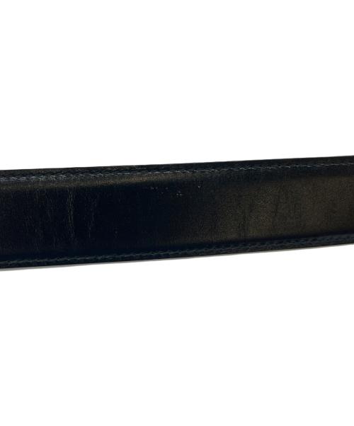 HUNTING WORLD（ハンティングワールド）HUNTING WORLD (ハンティングワールド) HUNTING WORLD　レザーベルト ブラウン×ブラックの古着・服飾アイテム