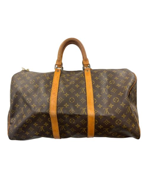 LOUIS VUITTON（ルイ ヴィトン）LOUIS VUITTON (ルイ ヴィトン) トラベルバッグ ブラウンの古着・服飾アイテム