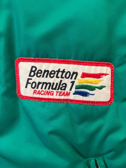 Benetton Formula 1（ベネトン フォーミュラ １）Benetton Formula 1 (ベネトン フォーミュラ １) Benetton Formula 1　レーシングジャケット グリーン サイズ:48の古着・服飾アイテム