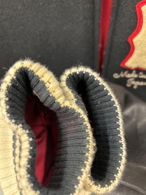 THE FLAT HEAD（ザ・フラットヘッド）THE FLAT HEAD (ザ・フラットヘッド) スタジャン ブラック サイズ:40の古着・服飾アイテム