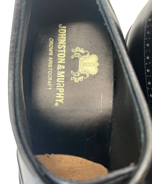 JOHNSTON&MURPHY（ジョンストン＆マーフィー）JOHNSTON&MURPHY (ジョンストン＆マーフィー) ドレスシューズ ブラック サイズ:8の古着・服飾アイテム