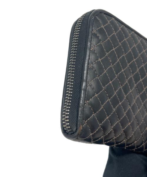 BOTTEGA VENETA（ボッテガベネタ）BOTTEGA VENETA (ボッテガベネタ) BOTTEGA VENETA　ラウンドファスナー財布 ブラックの古着・服飾アイテム