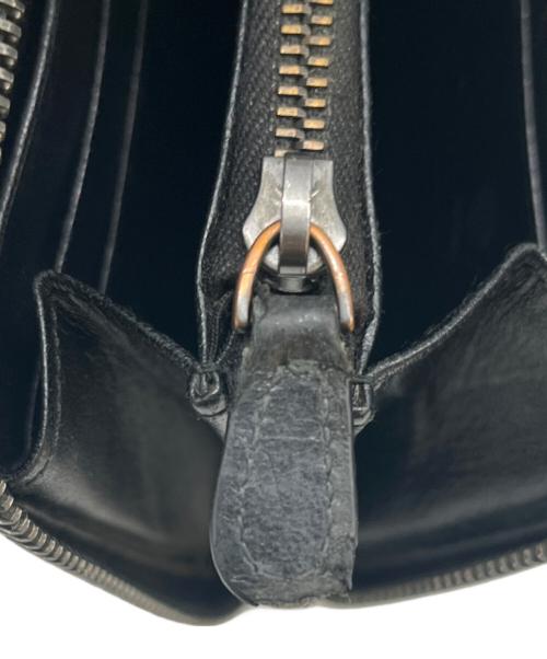 BOTTEGA VENETA（ボッテガベネタ）BOTTEGA VENETA (ボッテガベネタ) BOTTEGA VENETA　ラウンドファスナー財布 ブラックの古着・服飾アイテム