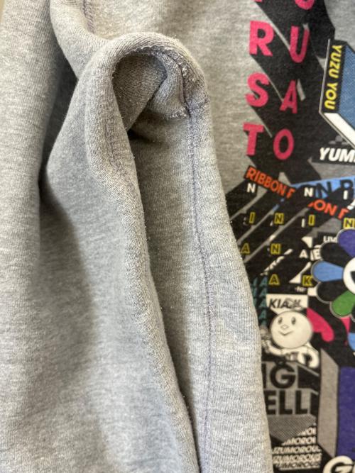 ゆず（ユズ）ゆず (ユズ) パーカー グレー サイズ:XLの古着・服飾アイテム