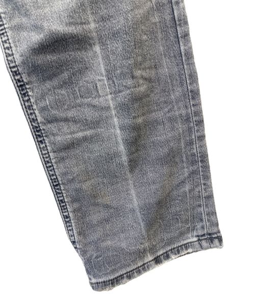 DIESEL（ディーゼル）DIESEL (ディーゼル) ダメージ加工デニムパンツ ブラック サイズ:W32 L32の古着・服飾アイテム