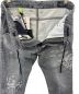 中古・古着 DIESEL (ディーゼル) ダメージ加工デニムパンツ ブラック サイズ:W32 L32：11000円
