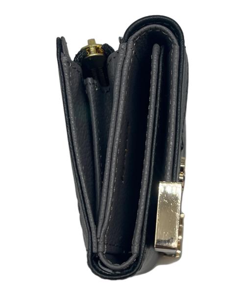 Samantha Thavasa（サマンサタバサ）Samantha Thavasa (サマンサタバサ) DISNEY (ディズニー) Disney　ナイトメアービフォアクリスマス　3つ折り財布 ブラックの古着・服飾アイテム