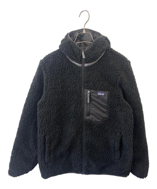 Patagonia（パタゴニア）Patagonia (パタゴニア) リバーシブルフリースジャケット ブラック サイズ:XXL 16-18の古着・服飾アイテム