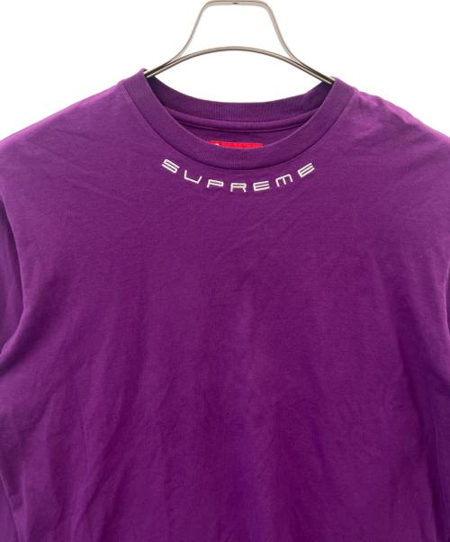 SUPREME（シュプリーム）Supreme (シュプリーム) カットソー パープル サイズ:Mの古着・服飾アイテム