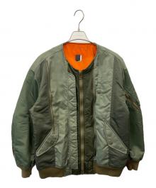 FACETASM（ファセッタズム）の古着「BUG MA-1ジャケット」｜オリーブ