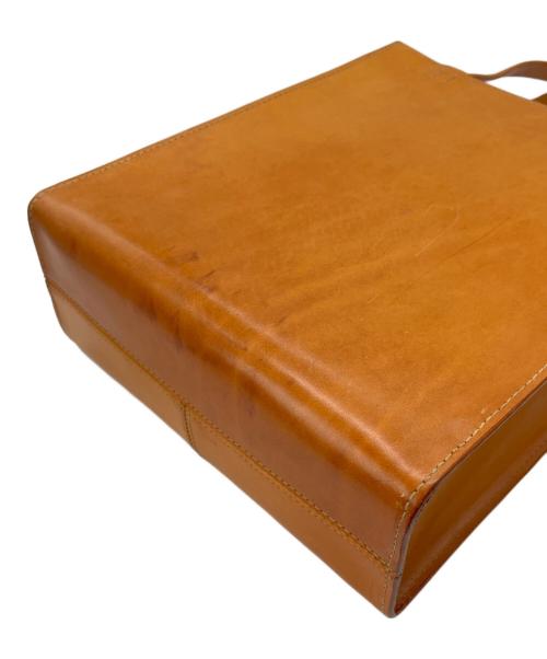 土屋鞄（ツチヤカバン）土屋鞄 (ツチヤカバン) レザートートバッグ ブラウンの古着・服飾アイテム