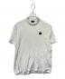 MONCLER（モンクレール）の古着「モックネックロゴカットソー」｜ホワイト