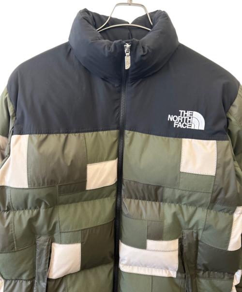 THE NORTH FACE（ザ ノース フェイス）THE NORTH FACE (ザ ノース フェイス) JUNYA WATANABE MAN (ジュンヤワタナベマン) ナイロンリップストップエステルパッチワークヌプシ ダウンジャケット サイズ:Lの古着・服飾アイテム