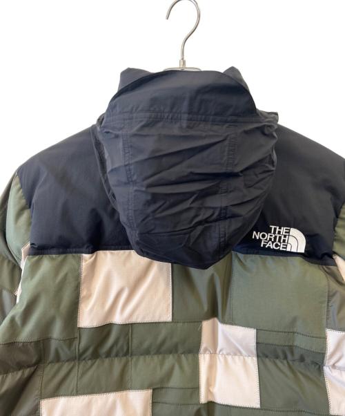 THE NORTH FACE（ザ ノース フェイス）THE NORTH FACE (ザ ノース フェイス) JUNYA WATANABE MAN (ジュンヤワタナベマン) ナイロンリップストップエステルパッチワークヌプシ ダウンジャケット サイズ:Lの古着・服飾アイテム
