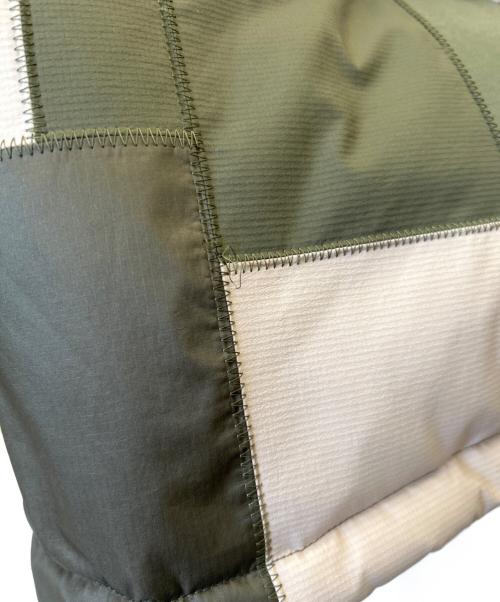 THE NORTH FACE（ザ ノース フェイス）THE NORTH FACE (ザ ノース フェイス) JUNYA WATANABE MAN (ジュンヤワタナベマン) ナイロンリップストップエステルパッチワークヌプシ ダウンジャケット サイズ:Lの古着・服飾アイテム