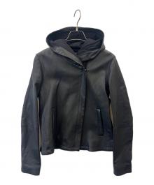 theory luxe（セオリーリュクス）の古着「レザージャケット」｜ブラック