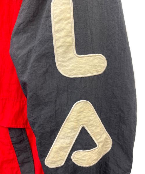 FILA（フィラ）FILA (フィラ) FILA  中綿ブルゾン レッド×ブラック サイズ:記載なしの古着・服飾アイテム