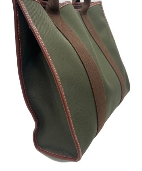 HUNTING WORLD（ハンティングワールド）HUNTING WORLD (ハンティングワールド) キャンバスバッグ カーキの古着・服飾アイテム