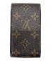 LOUIS VUITTON (ルイ ヴィトン) LOUIS VUITTON モノグラム エテュイ・シガレット ブラウン：4000円