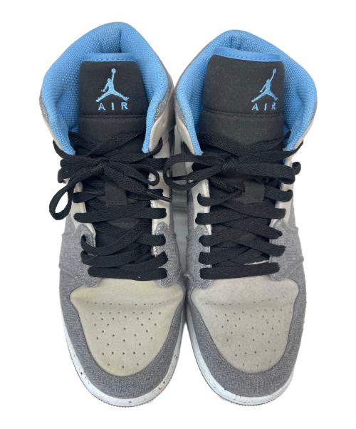 NIKE（ナイキ）NIKE (ナイキ) Air Jordan 1 Mid SE Crater　ミッドカットスニーカー グレー サイズ:27の古着・服飾アイテム