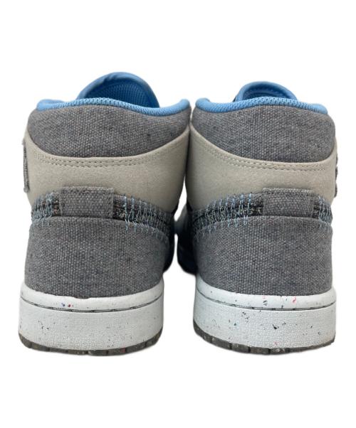 NIKE（ナイキ）NIKE (ナイキ) Air Jordan 1 Mid SE Crater　ミッドカットスニーカー グレー サイズ:27の古着・服飾アイテム