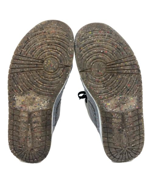 NIKE（ナイキ）NIKE (ナイキ) Air Jordan 1 Mid SE Crater　ミッドカットスニーカー グレー サイズ:27の古着・服飾アイテム