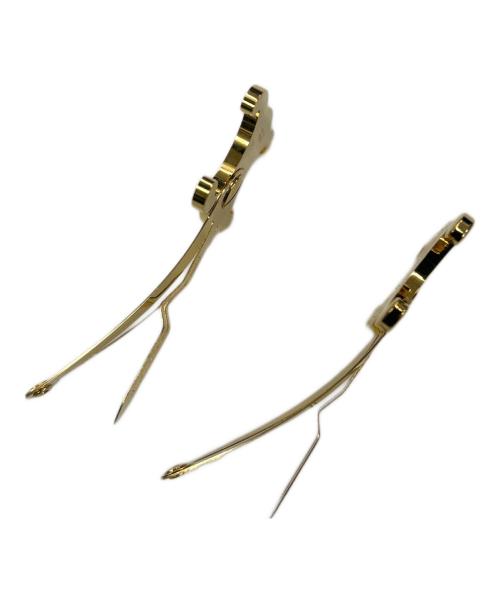 CELINE（セリーヌ）CELINE (セリーヌ) ヘアクリップ ゴールドの古着・服飾アイテム