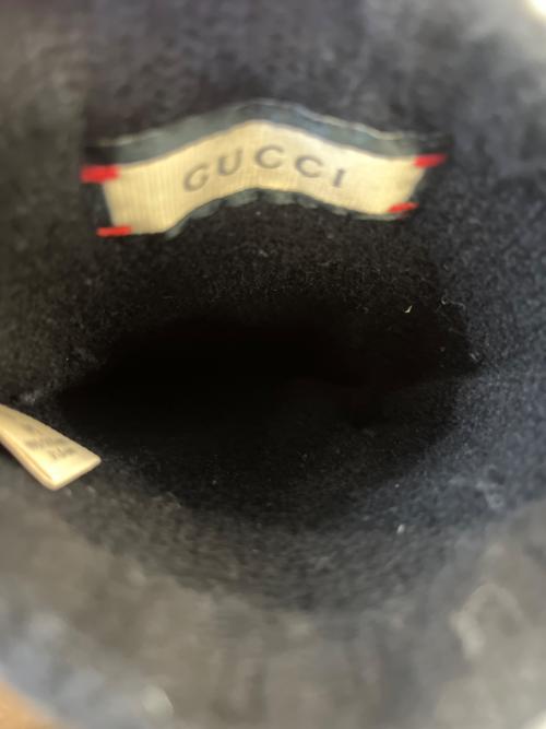 GUCCI（グッチ）GUCCI (グッチ) 手袋 ブラック サイズ:9 Mの古着・服飾アイテム