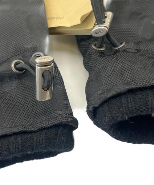 GUCCI（グッチ）GUCCI (グッチ) 手袋 ブラック サイズ:9 Mの古着・服飾アイテム