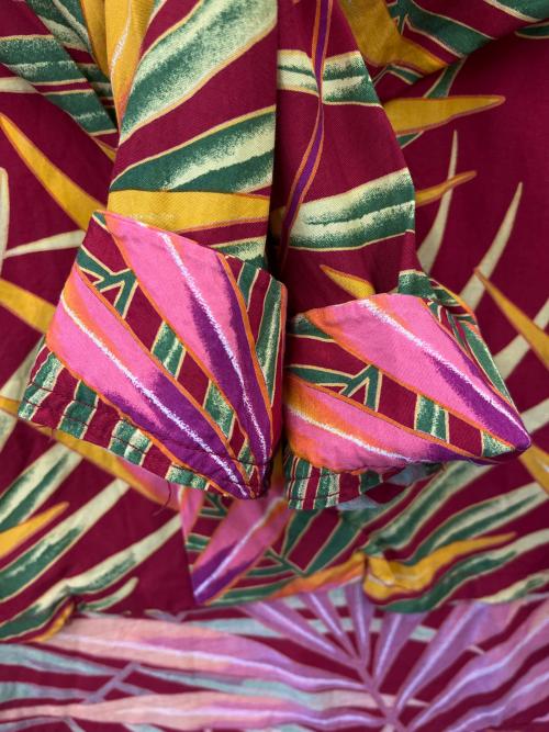 Sun Surf（サンサーフ）Sun Surf (サンサーフ) アロハシャツ レッド サイズ:Lの古着・服飾アイテム