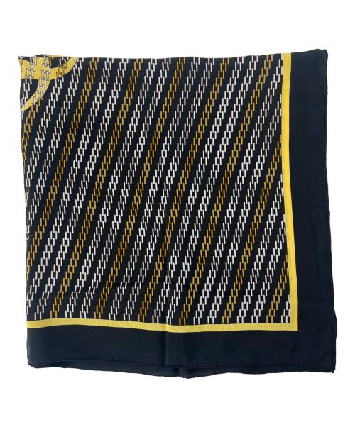 Cartier（カルティエ）Cartier (カルティエ) シルクスカーフ ブラックの古着・服飾アイテム