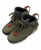 NIKEナイキ）の古着「ハイカットスニーカー」｜オリーブ