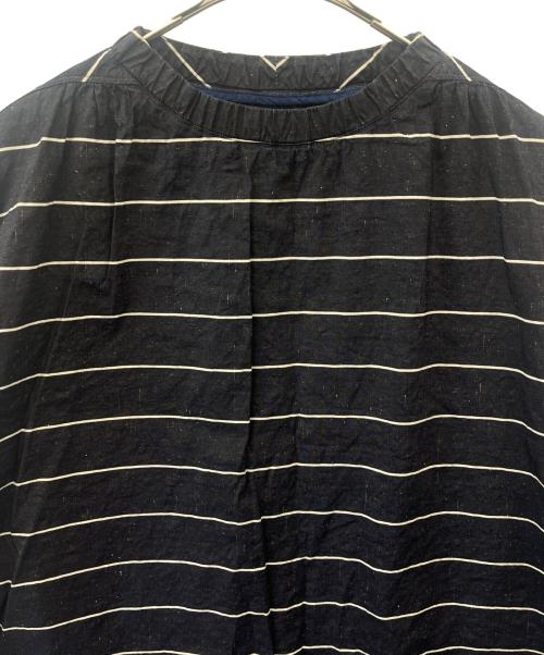 Porter Classic（ポータークラシック）Porter Classic (ポータークラシック) フィッシャーマンズリネンスモックシャツ ネイビー サイズ:2の古着・服飾アイテム