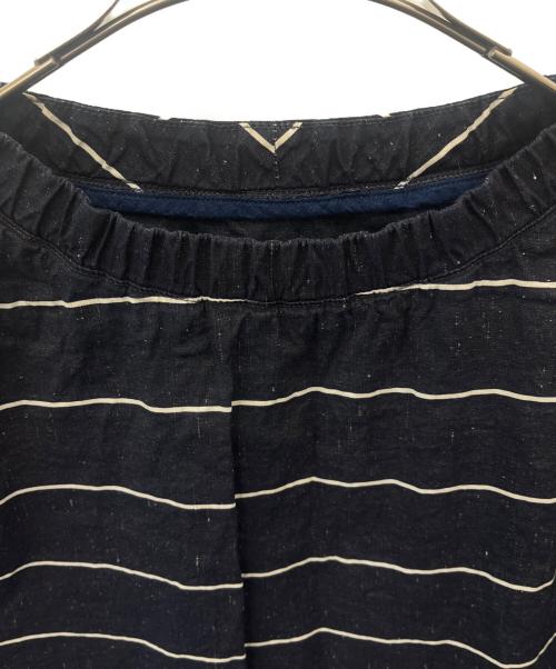 Porter Classic（ポータークラシック）Porter Classic (ポータークラシック) フィッシャーマンズリネンスモックシャツ ネイビー サイズ:2の古着・服飾アイテム