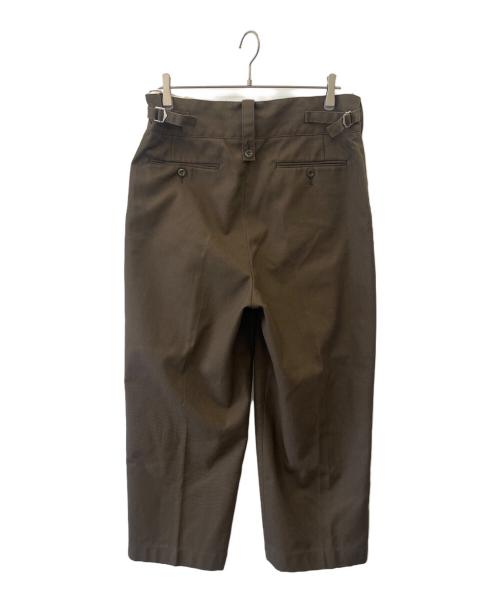 NEAT（ニート）NEAT (ニート) NEAT　ベルトレス　モールスキン　トラウザーズ　パンツ ブラウン サイズ:Lの古着・服飾アイテム