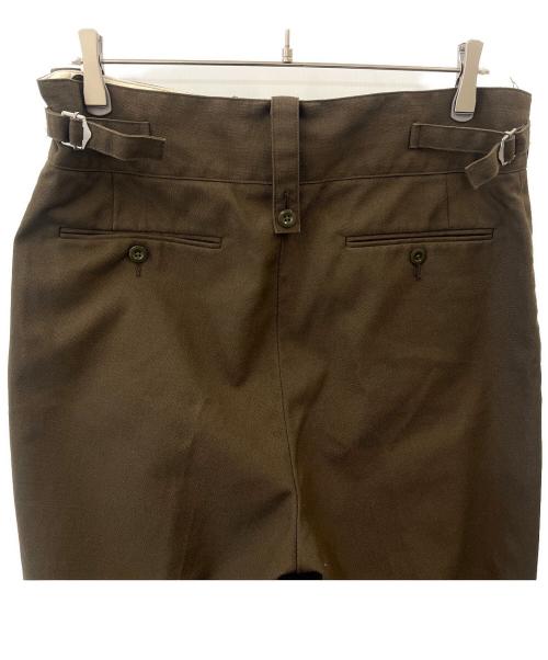 NEAT（ニート）NEAT (ニート) NEAT　ベルトレス　モールスキン　トラウザーズ　パンツ ブラウン サイズ:Lの古着・服飾アイテム