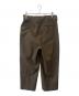 NEAT (ニート) NEAT　ベルトレス　モールスキン　トラウザーズ　パンツ ブラウン サイズ:L：11000円