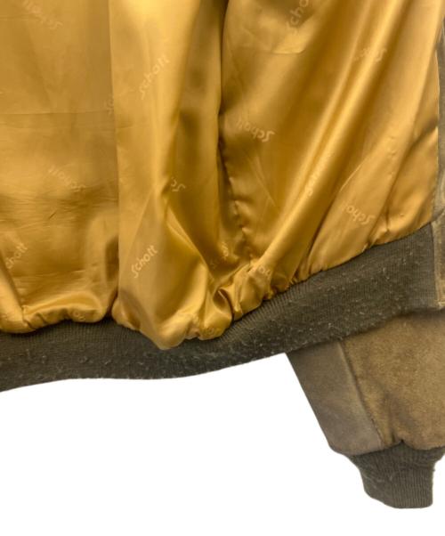 Schott（ショット）Schott (ショット) ブルゾン ブラウン サイズ:42の古着・服飾アイテム