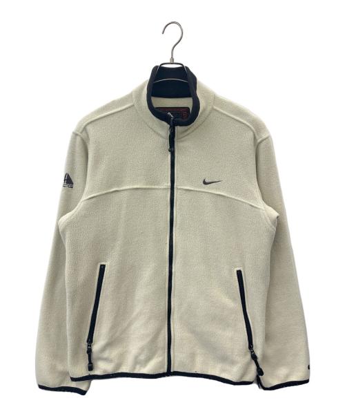 NIKE ACG（ナイキエーシージー）NIKE ACG (ナイキエーシージー) NIKE ACG フリースジャケット ホワイト サイズ:XLの古着・服飾アイテム