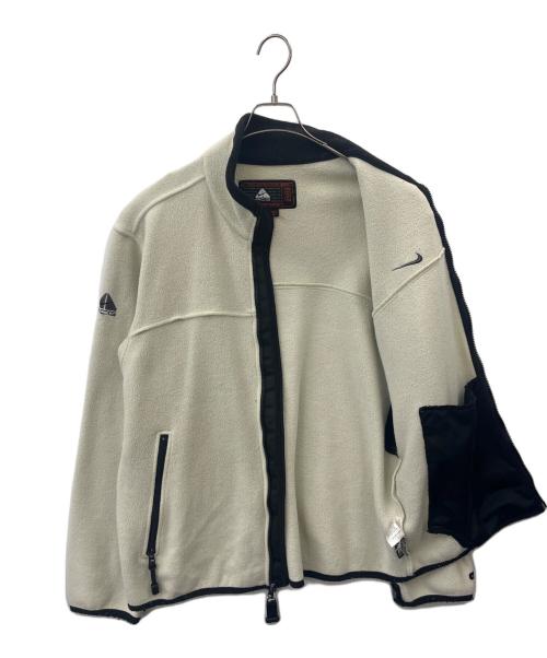 NIKE ACG（ナイキエーシージー）NIKE ACG (ナイキエーシージー) NIKE ACG フリースジャケット ホワイト サイズ:XLの古着・服飾アイテム