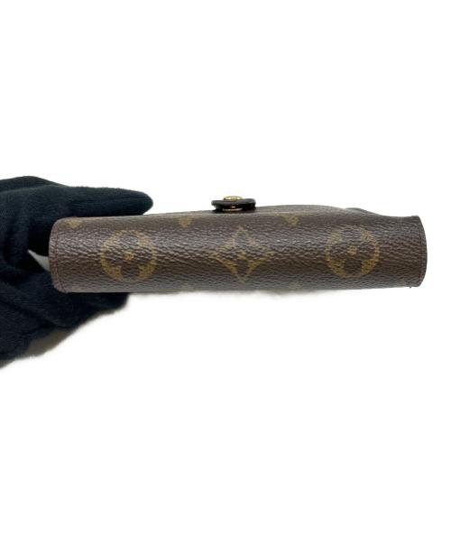 LOUIS VUITTON（ルイ ヴィトン）LOUIS VUITTON (ルイ ヴィトン) ポルトフォイユ・ヴィエノワ　モノグラム　M61674　がま口財布 ブラウンの古着・服飾アイテム