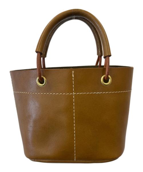 Herz（ヘルツ）Herz (ヘルツ) Herz　ハンドバッグ ブラウンの古着・服飾アイテム