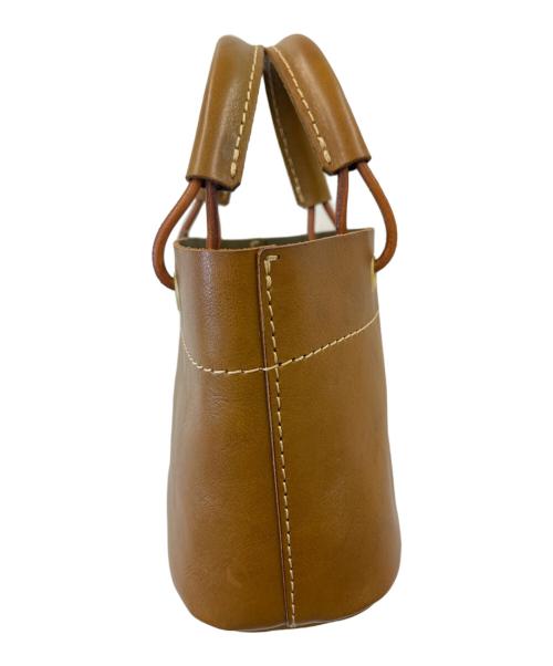 Herz（ヘルツ）Herz (ヘルツ) Herz　ハンドバッグ ブラウンの古着・服飾アイテム