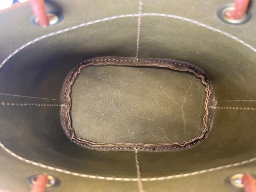 Herz（ヘルツ）Herz (ヘルツ) Herz　ハンドバッグ ブラウンの古着・服飾アイテム