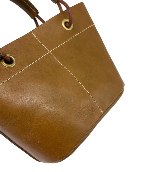 Herz（ヘルツ）Herz (ヘルツ) Herz　ハンドバッグ ブラウンの古着・服飾アイテム