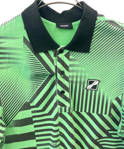 WE11DONE（ウェルダン）WE11DONE (ウェルダン) WE11DONE　半袖ポロシャツ 黄緑 サイズ:Sの古着・服飾アイテム