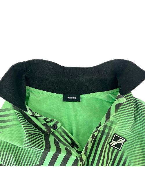 WE11DONE（ウェルダン）WE11DONE (ウェルダン) WE11DONE　半袖ポロシャツ 黄緑 サイズ:Sの古着・服飾アイテム