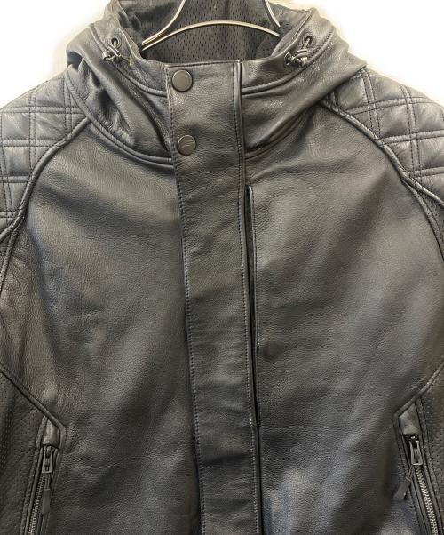 ENGINEHAWK（エンジンフォーク）ENGINEHAWK (エンジンフォーク) ライダースジャケット ブラック サイズ:Lの古着・服飾アイテム