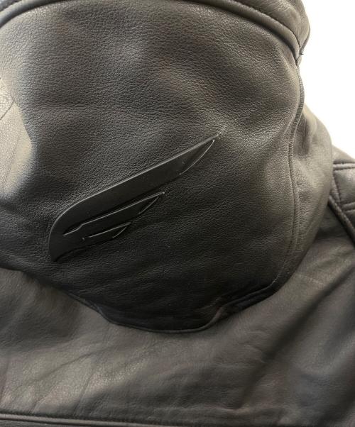 ENGINEHAWK（エンジンフォーク）ENGINEHAWK (エンジンフォーク) ライダースジャケット ブラック サイズ:Lの古着・服飾アイテム