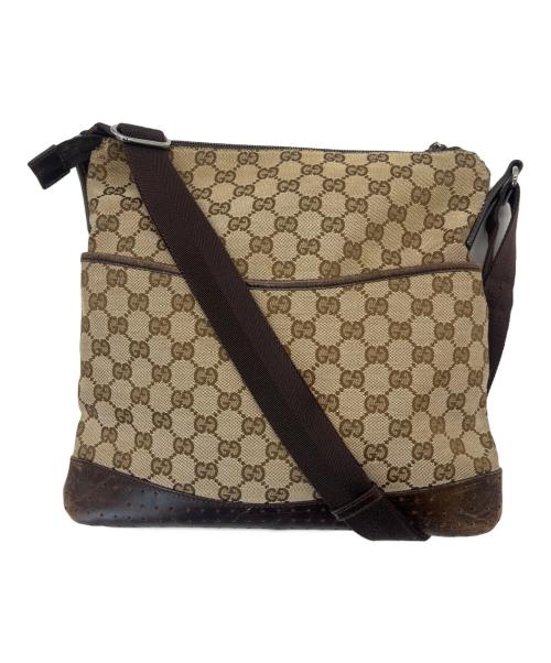 GUCCI（グッチ）GUCCI (グッチ) ショルダーバッグ ブラウンの古着・服飾アイテム
